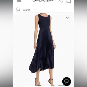 Elie Tahari The Mave Mixed Media Dress